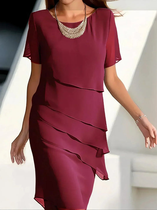Anastasia | Vestido elegante con capas