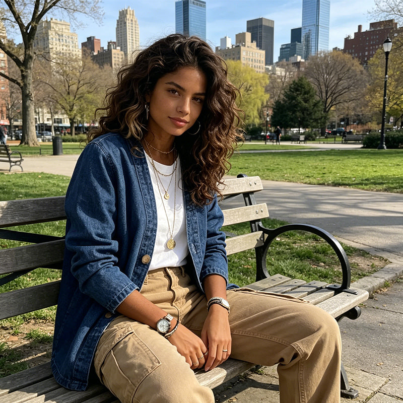 Maite | Chaqueta vaquera fresca